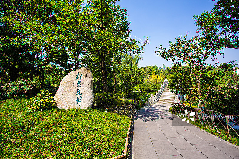 成都浣花溪公园图片素材