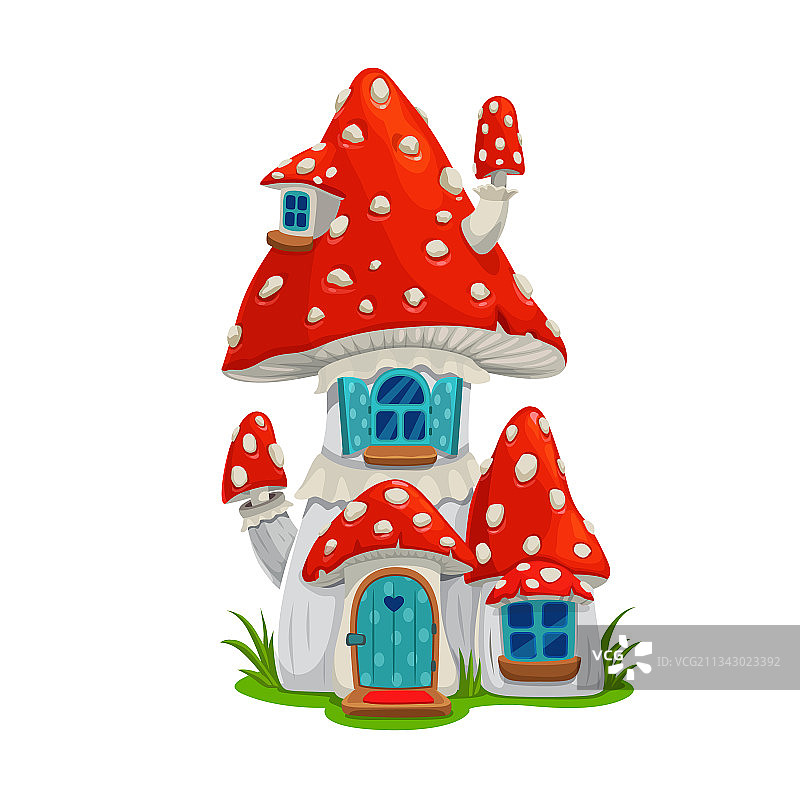 蘑菇精灵房屋图片素材