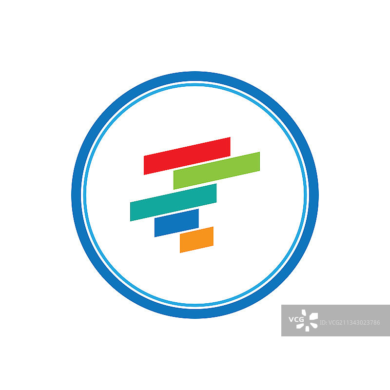 金融科技和现代标志概念设计图片素材