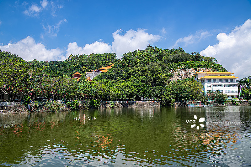 中国广州南沙天后宫水上乐园图片素材