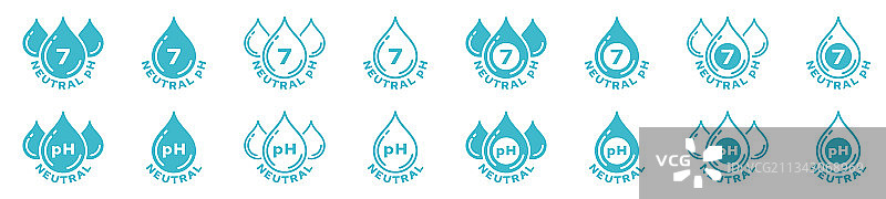 中性酸碱度符号图片素材