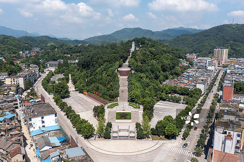 六安市金寨县红军广场图片素材