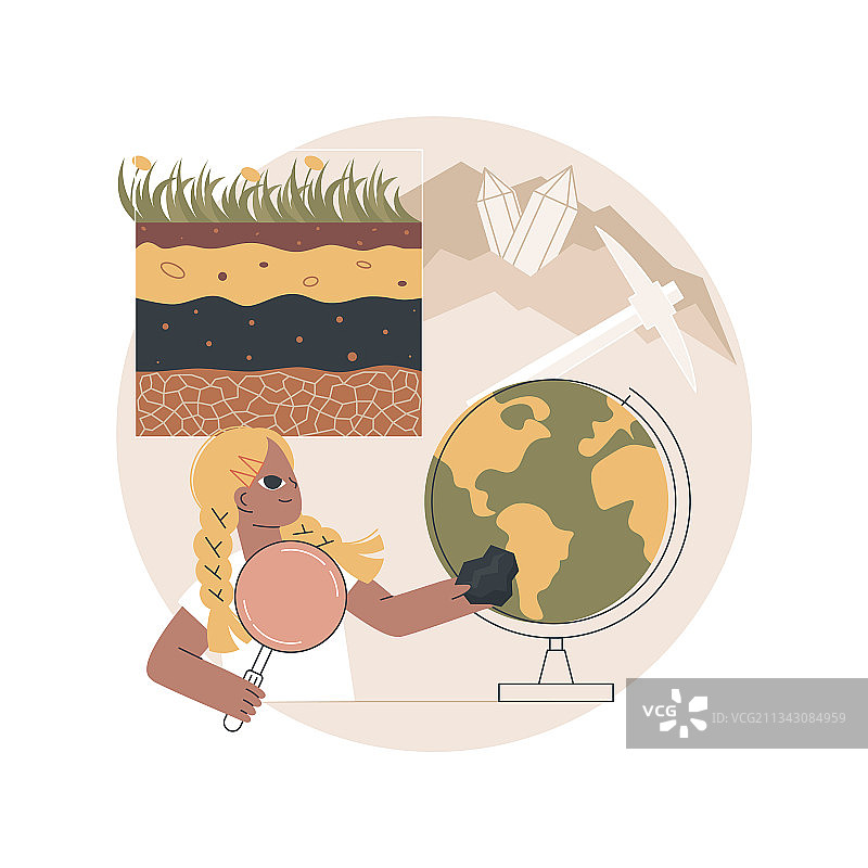 地质学抽象概念图片素材