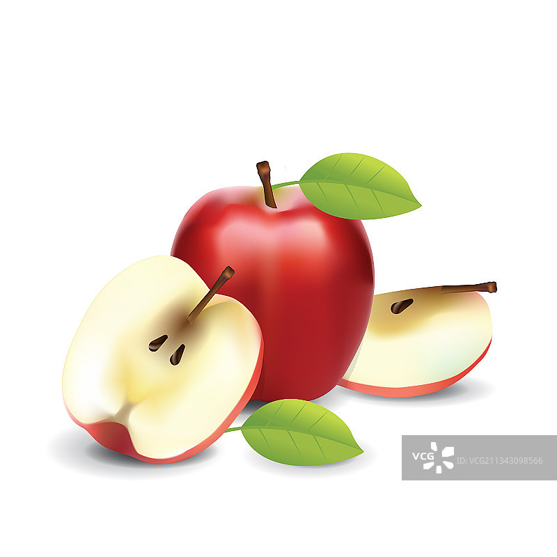 红色苹果健康有机新鲜水果夏季图片素材