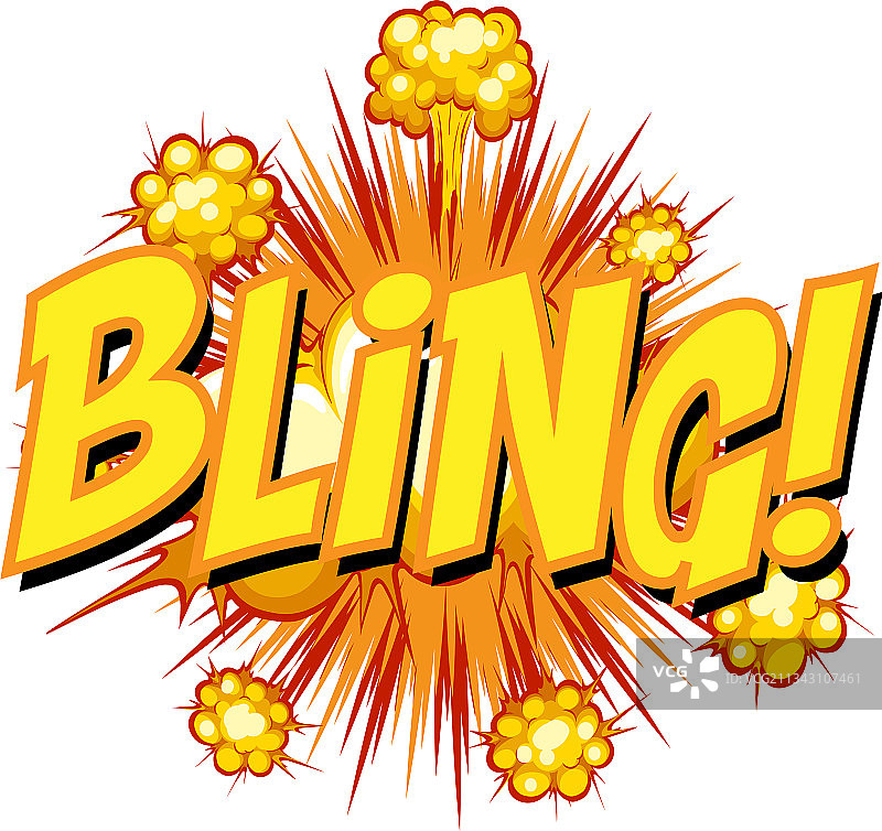 漫画对话气泡闪亮文字图片素材