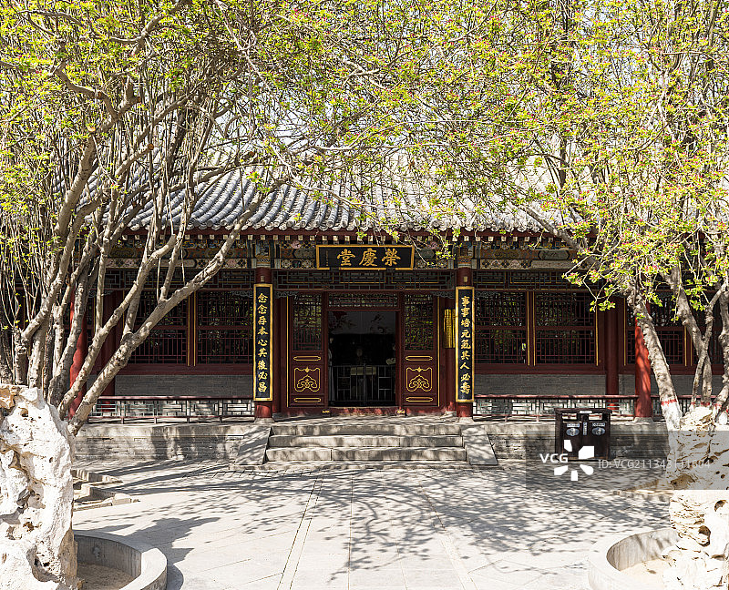 中国河北省石家庄市正定县荣国府景图片素材