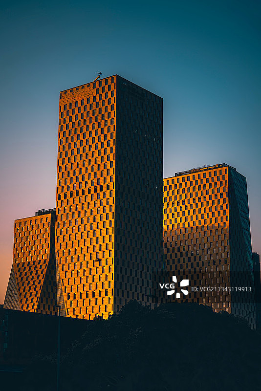 夕照（杭州城市阳台）图片素材