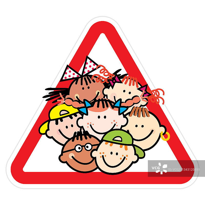 学校旅行三角形框架图片素材