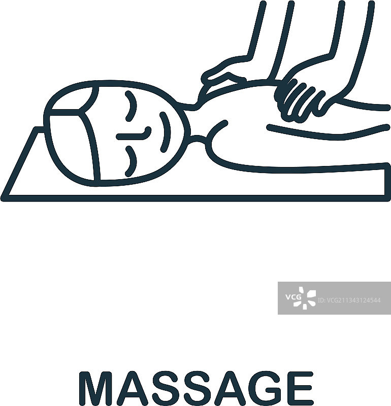 水疗按摩图标图片素材
