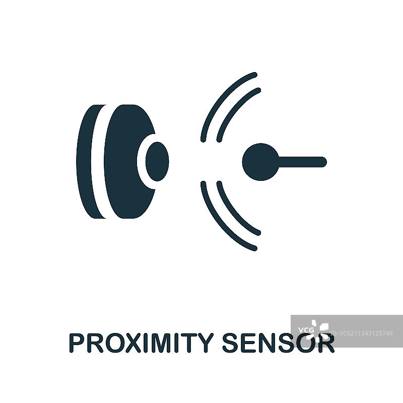 接近传感器简约图标图片素材
