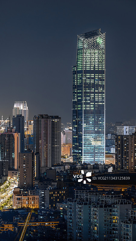 恒隆广场夜景图片素材