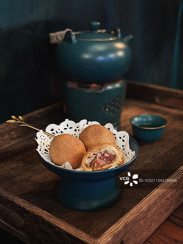 云腿月饼图片素材