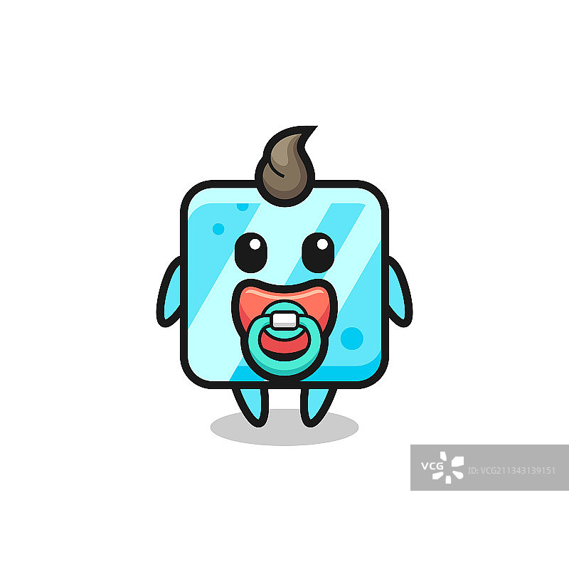 带奶嘴的骰子卡通人物图片素材