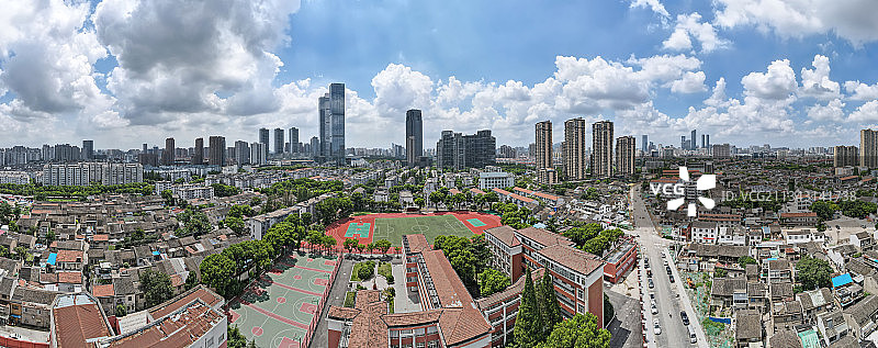 航拍清名桥古运河景区图片素材