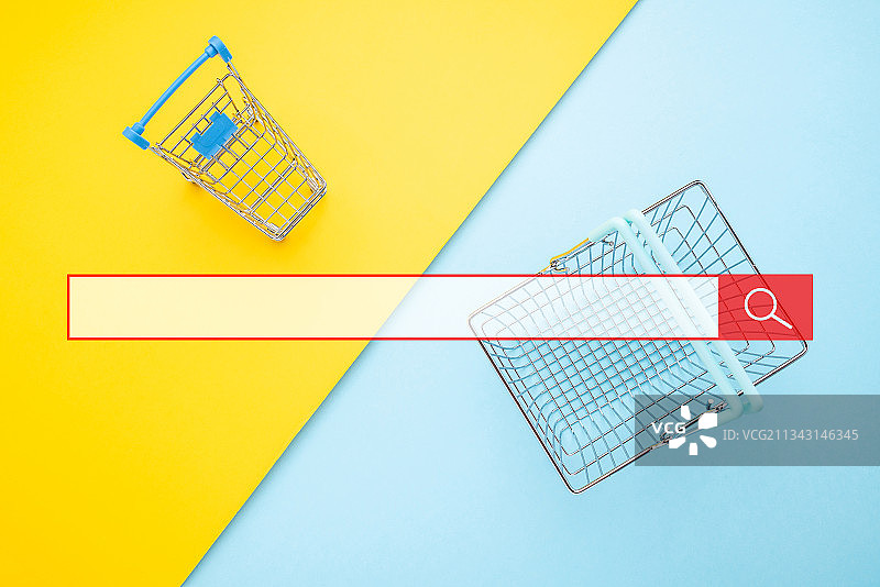 购物网站概念图图片素材
