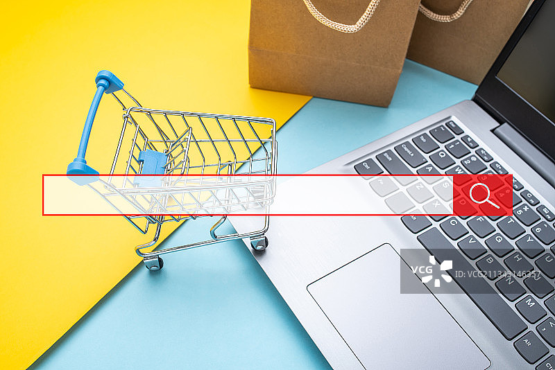 购物网站概念图图片素材