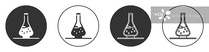 黑色葡萄酒醒酒器图标图片素材
