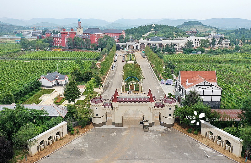 山东枣庄山亭区汉诺庄园图片素材