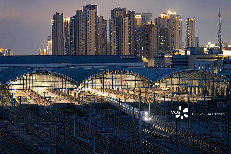 汉口火车站图片素材