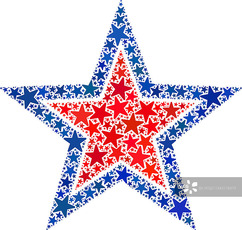 美国内星拼贴明星图片素材