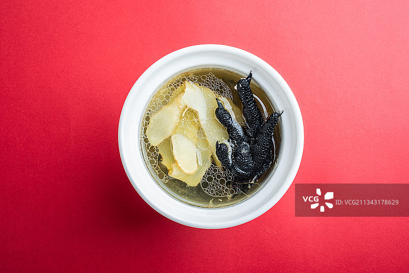 药膳养生汤玉竹乌鸡汤图片素材