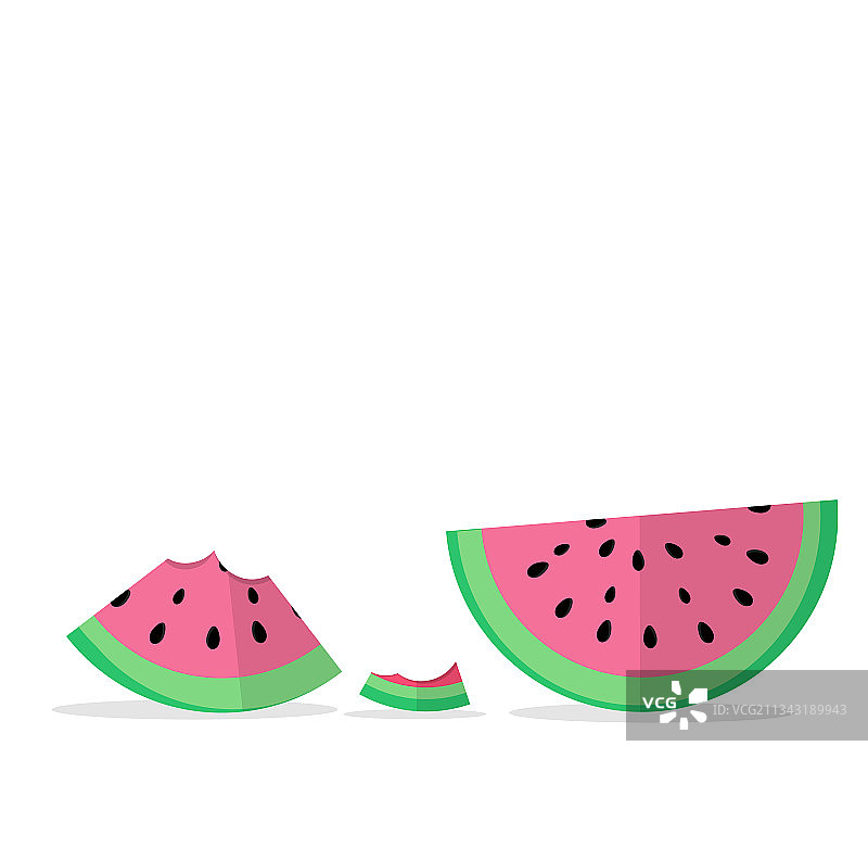 西瓜切片图片素材