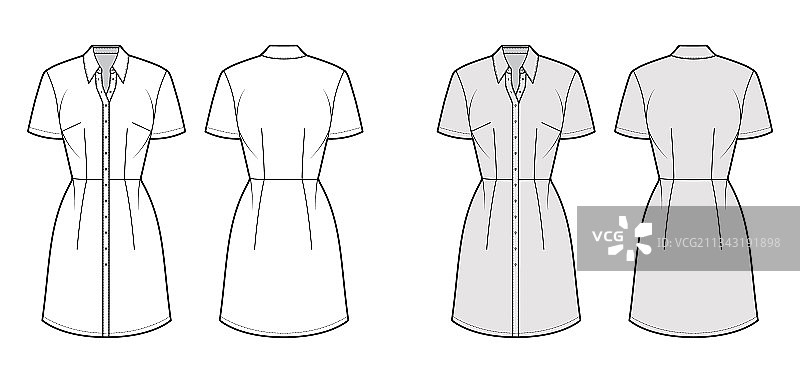 时尚衬衫设计图片素材