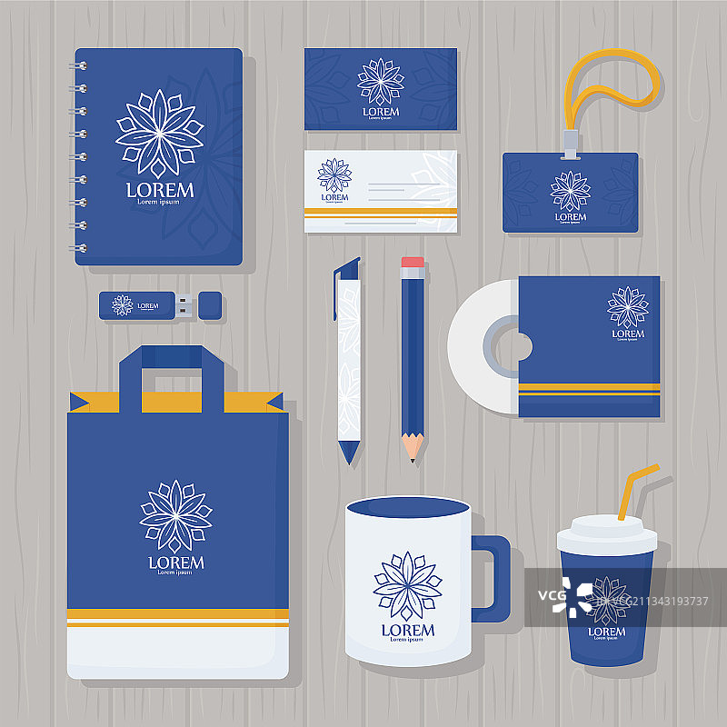 企业品牌文具图片素材