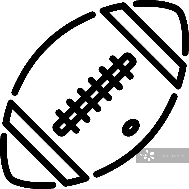 美式橄榄球图标图片素材