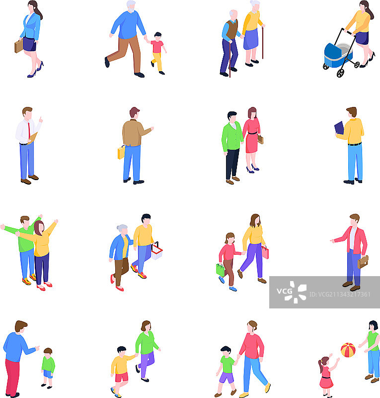 2.5D人物图片素材