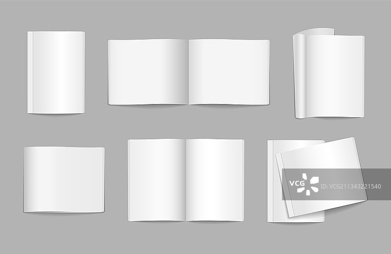 空白杂志封面小册子图片素材