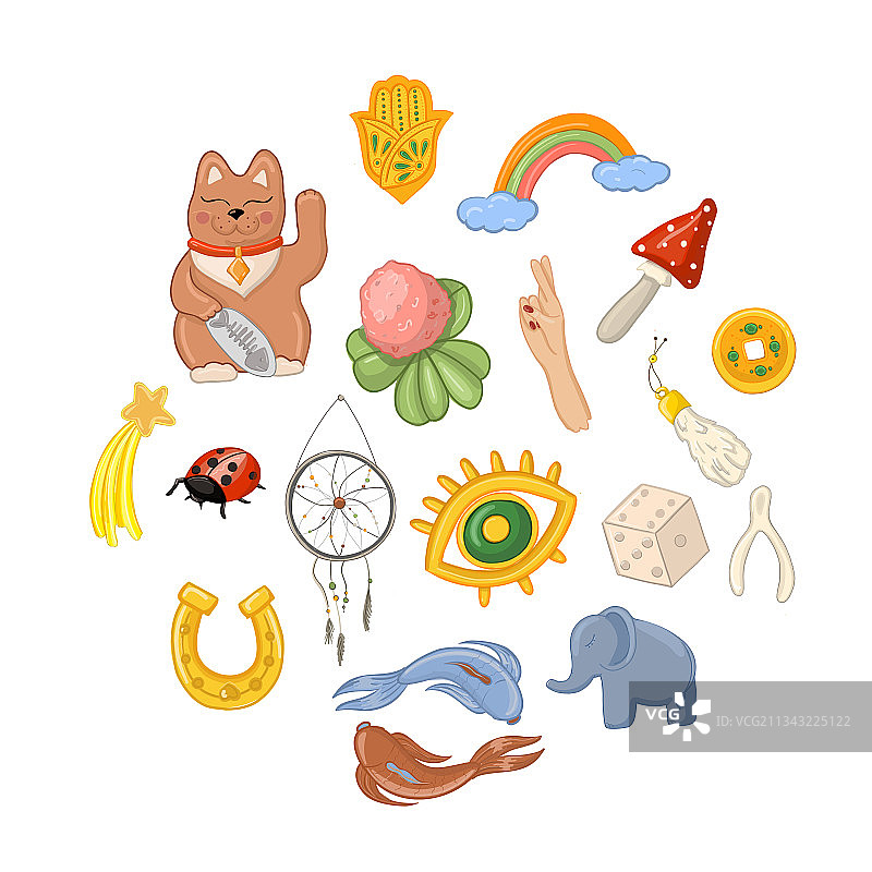 好运符号剪贴画图片素材