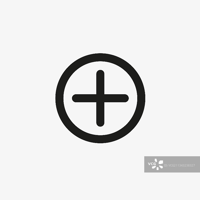 网站和App添加按钮线性图标UI图片素材