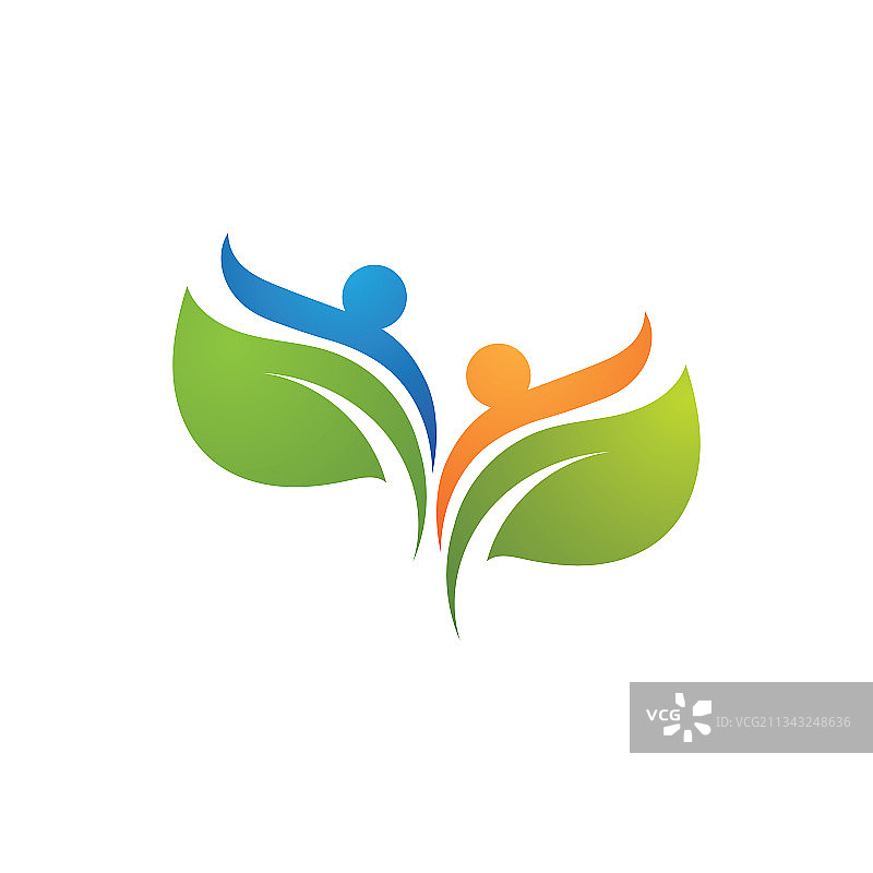 绿色自然生态树叶元素图片图片素材