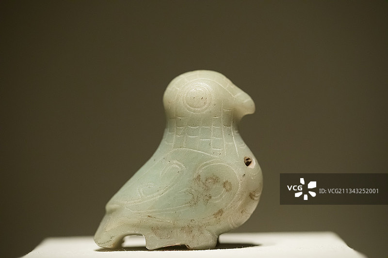 中国国家博物馆玉鸽商王武丁时期1976年河南安阳殷墟妇好墓出图片素材