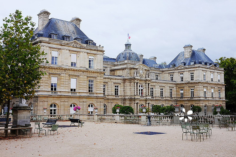 法国巴黎卢森堡公园图片素材