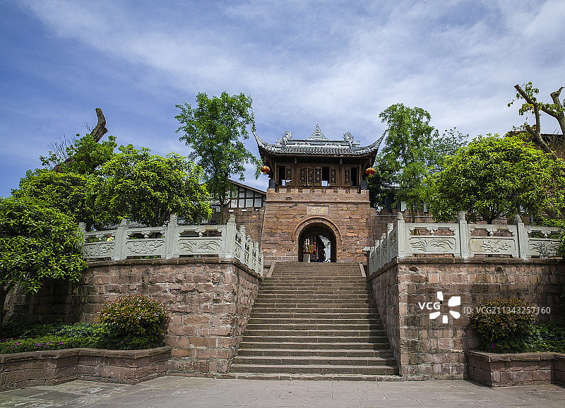 中国重庆市安居古城图片素材