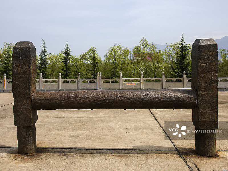 中国山西省运城市永济市蒲津渡遗址图片素材