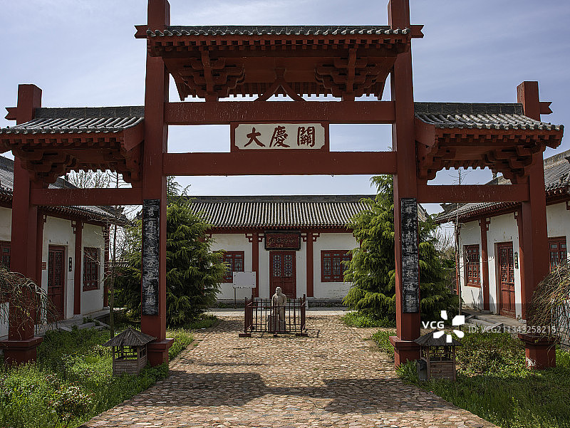 中国山西省运城市永济市蒲津渡遗址图片素材