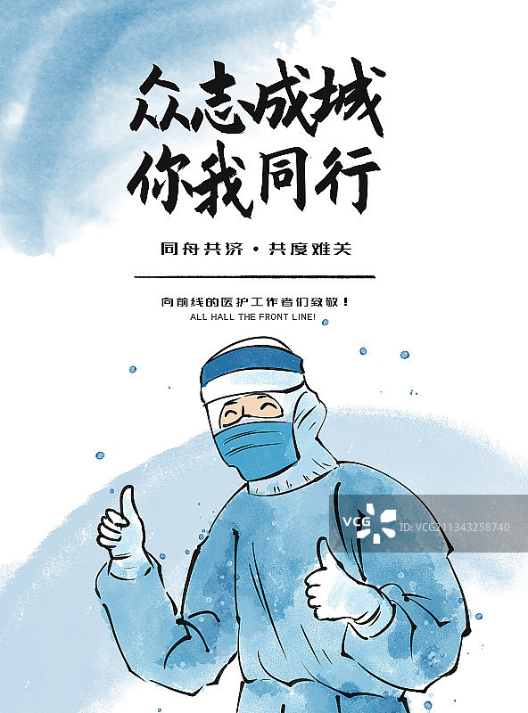 医生疫情防护海报图片素材