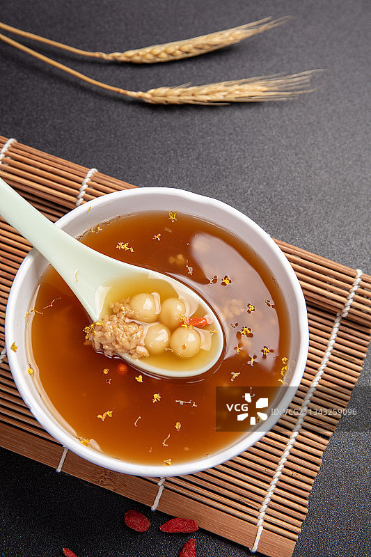 苏州酒酿小圆子图片素材