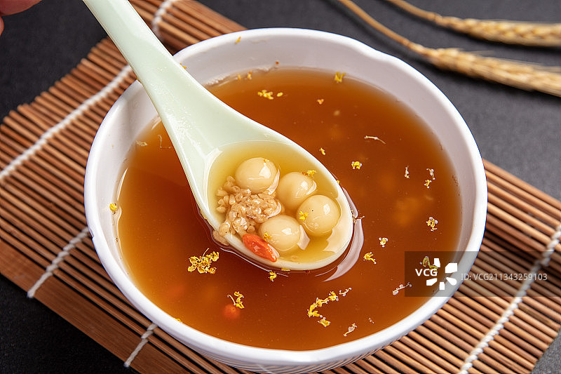 苏州酒酿小圆子图片素材