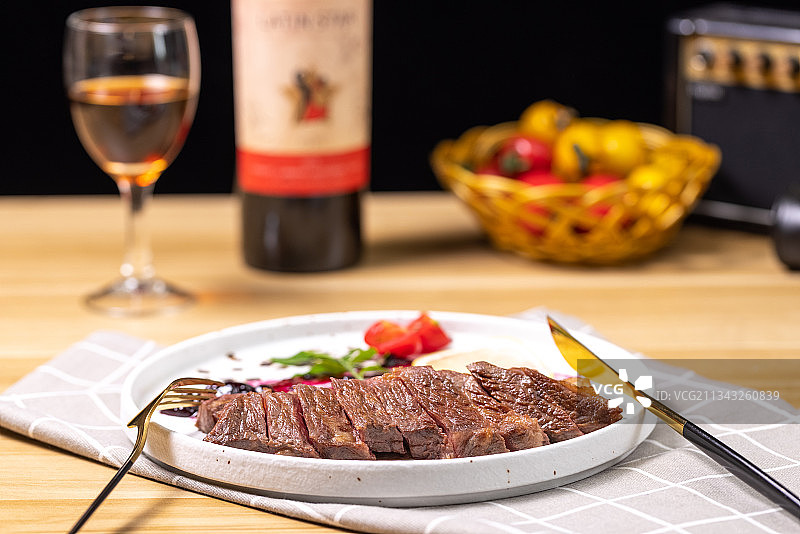 碳烤香煎雪花牛排图片素材