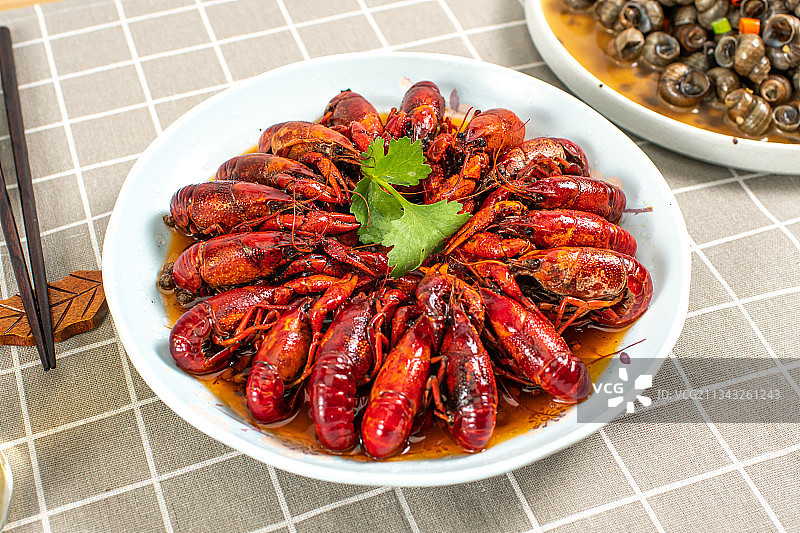 小龙虾螺丝啤酒图片素材