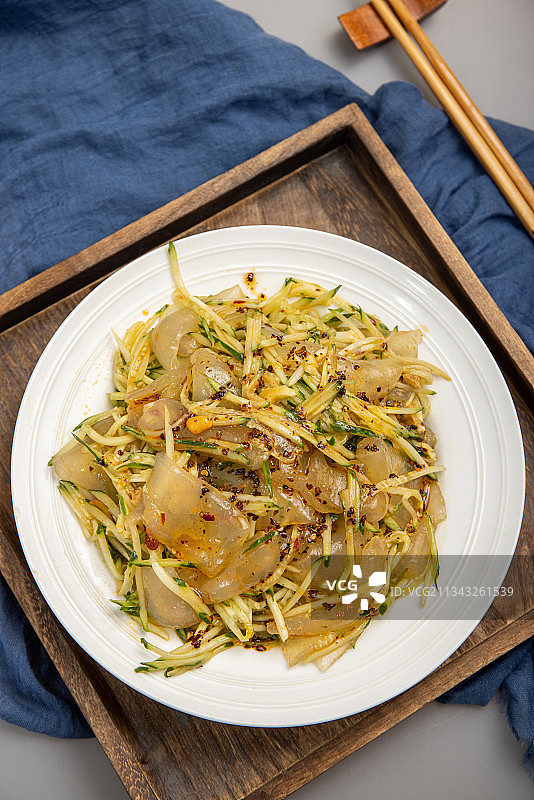 东北菜大拉皮图片素材