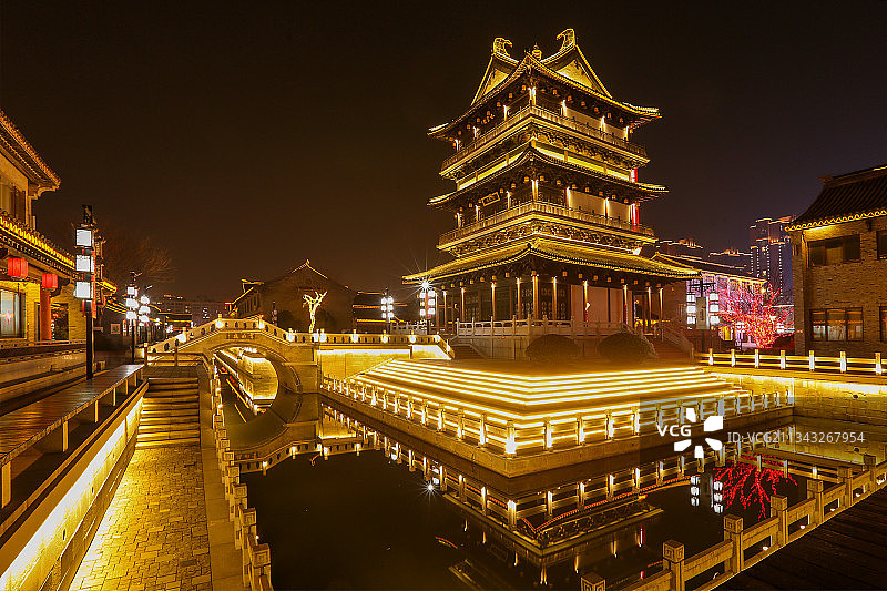 盐城  盐镇水街图片素材