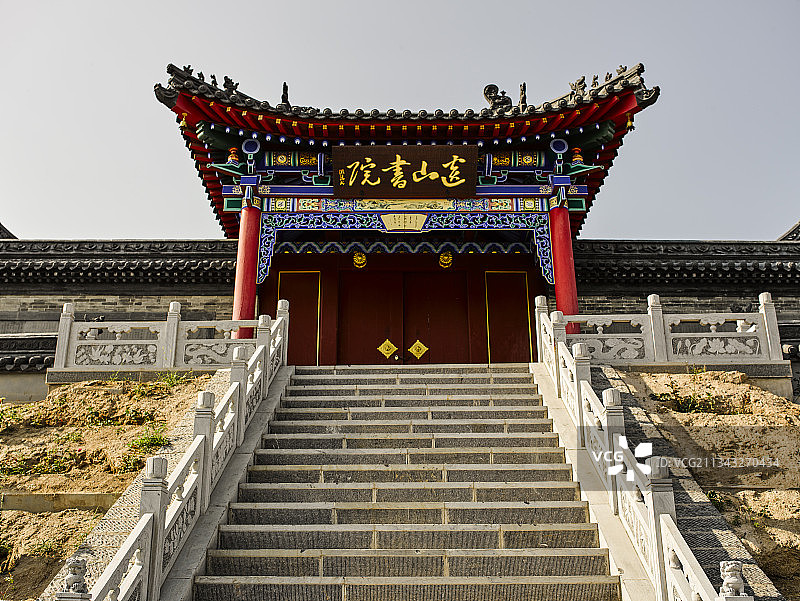 中国山西省忻州市神山村遗山寺图片素材
