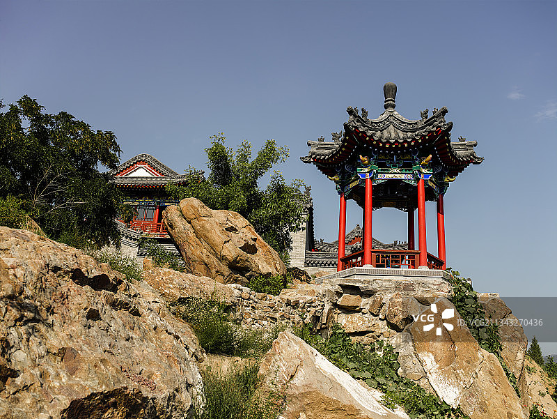 中国山西省忻州市神山村遗山寺图片素材