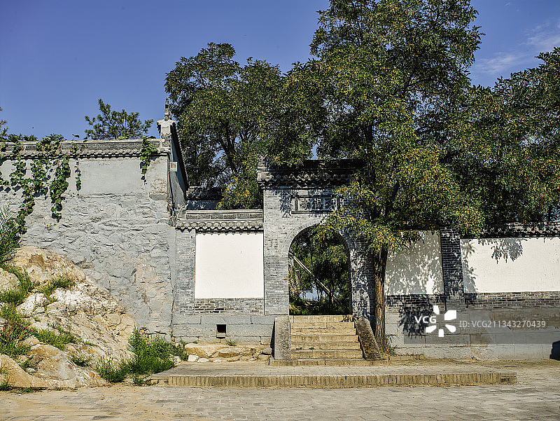 中国山西省忻州市神山村遗山寺图片素材
