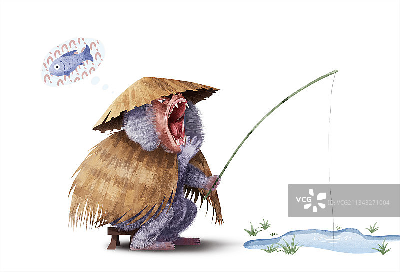 愿者上钩图片素材